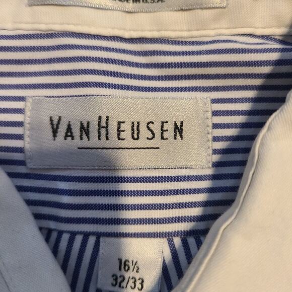 Van Heusen 32/33 mens striped button down shirt - Picture 6 of 12